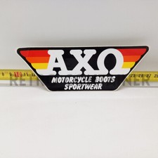 Sticker vintage sticker sticker 80's - AXO motorcycle boots RIF. J6