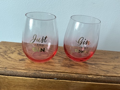 Gin and tonic glasses - and,