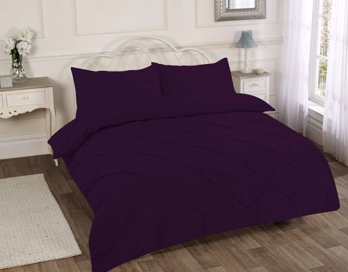 100 cotton pintuck duvet - 100%,