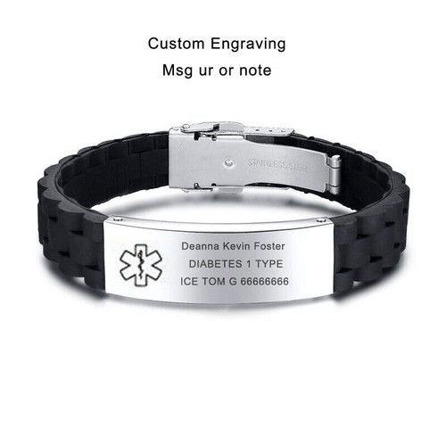 Silicone wristband medical - silicone,