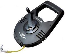 Silverline 50m / 165ft x 12mm Geared Surveyors Tape 250213