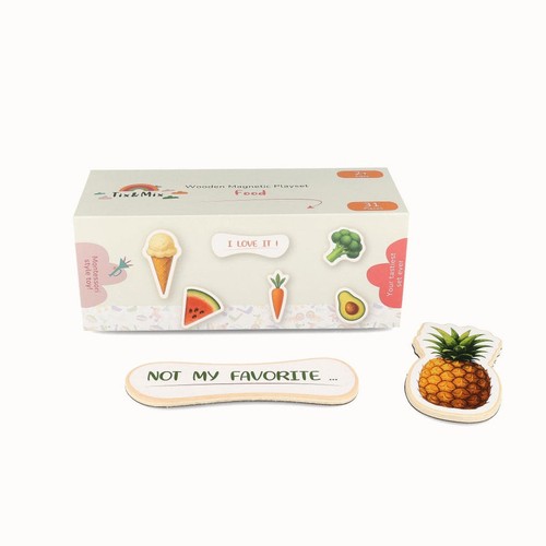 Tix mix wooden magnetic - wooden,