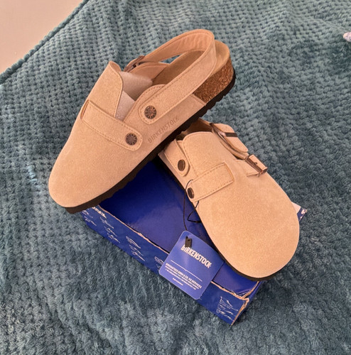 Birkenstock apricot leather - apricot,