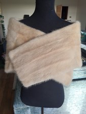 Mink Stole Cape Shawl Scaff