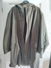 Vintage Shwarz Passau German Military Parka With Fleece Lining Size 52