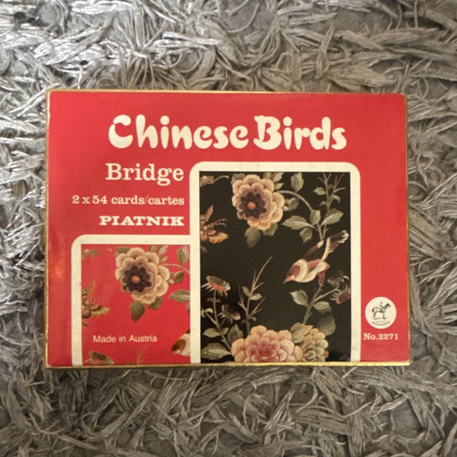 Piatnik chinese birds bridge - chinese,
