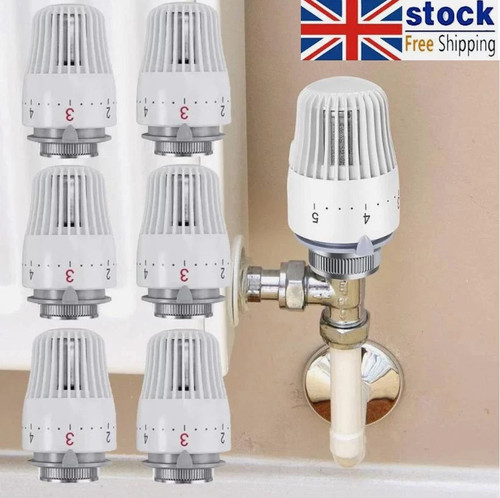 6pcs white radiator - white,