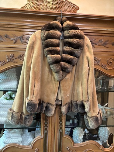 Chinchilla fur coat - chinchilla,