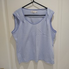 Bonmarche Blue And White Vest