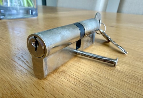 Euro cylinder lock with - euro,