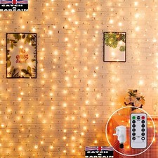 CORST LED Net String Fairy Lights 200LEDs Remote Control Mains Powered (E762)