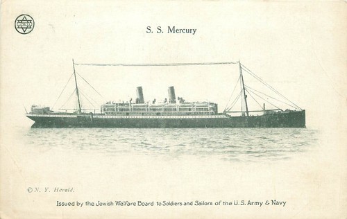 Jewish welfare board postcard - welfare,