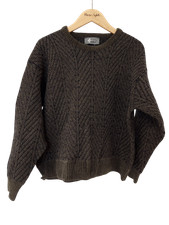 GABICCI Legato Ladies UK Large Vintage Brown Thick Cable Knit Jumper Pre Loved