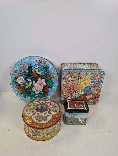 Set vintage biscuit tins - of,