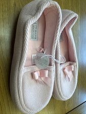 Primark Memory Foam Pink Slippers Size 7/8 BNWT 