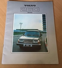 Volvo 260 Series range brochure 1979 UK market Ref ASP/PV 6553-79