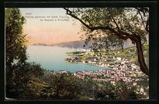 Postcard Rapallo, Veduta generale del Golfo Tigullio 