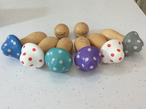 Hamleys wooden toy bowling - hamleys, set