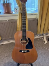 Aria LW12 6-String Natural Acoustic Guitar Satin Finish 