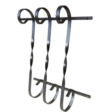 Vintage French Wrought Iron Window Guard – Rustic Balcony-Style Balustrade
