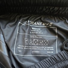 Crane Bike Waterproof Over Trousers  Men 32-34" waist cycle clip ankles