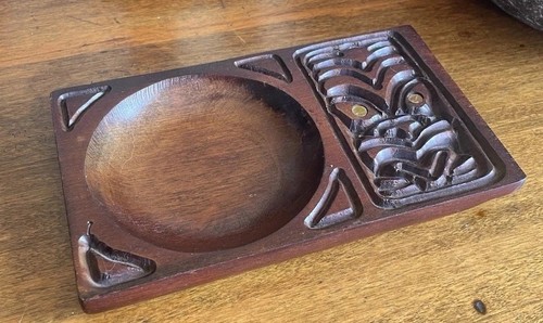 Vintage new zealand carved - vintage,