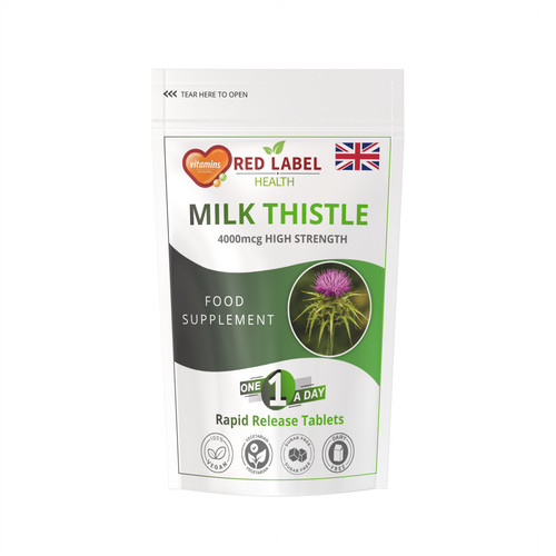 Milk thistle 4000mg tablets - milk,