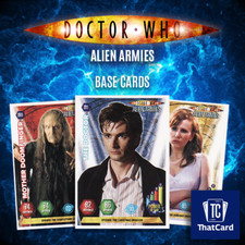 Panini Dr Doctor Who Alien Armies Cards - Standard Base Card #001-180 - PICK!