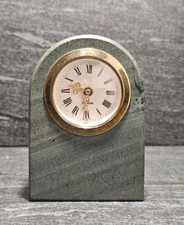 Mercedes wind up granite clock