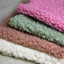 Sherpa Fleece Fabric Lamb Cashmere Faux Wool Thick Apparel Material By Yard NR9