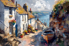 Beach Seascape Seaside Boats