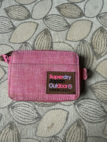 Pink superdry wallet - superdry,