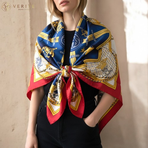 Rare vintage hermes silk scarf - hermes,