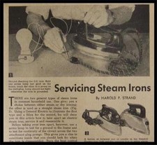 Vintage Steam Iron 1954 How-To