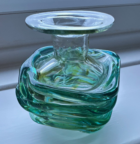 Mdina green art glass - mdina,