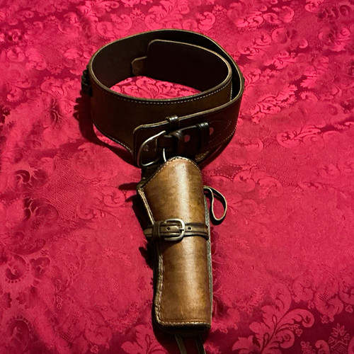 Leather ammo belt owb - ammo,