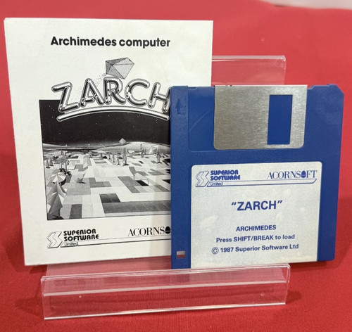Zarch game disc - on,
