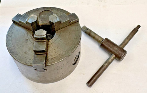 Used 100mm jaw lathe chuck - used,