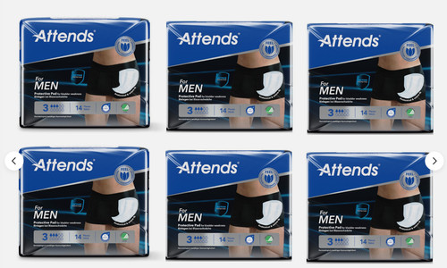 Packs attends for men - attends,