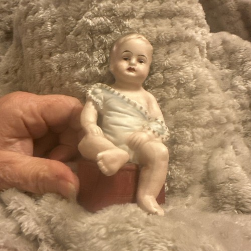 Vintage piano baby bisque - baby,