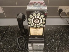 Old telephone payphone antique - telephone,