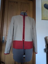 WINDSMOOR beige red cropped