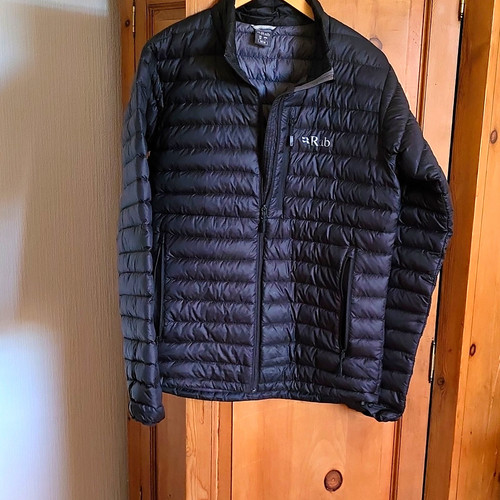 Rab mens black quilted - black,
