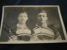 RARE VINTAGE SIGNED HULL FC PHOTOGRAPHIC POSTCARD 1920S ALFRED FRANCIS / GRICE