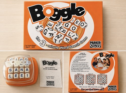 Boggle word search - boggle, parker