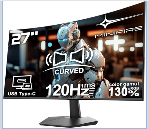 Minifire inch 120hz - 120hz, curved