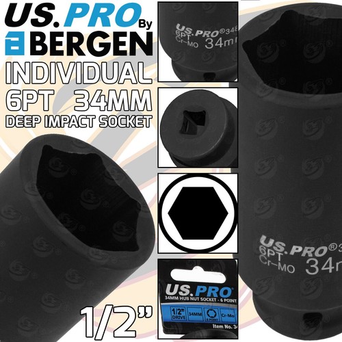 34mm drive axle hub - 34mm, 1/2"