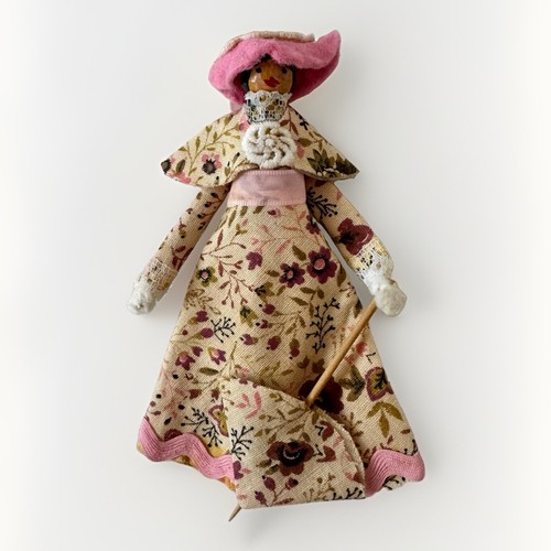 Vintage wooden peg - vintage, doll