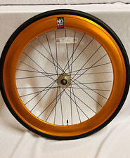700c NOLOGO  Fixie Fixed Single Speed  Gold  Rear Wheel  Rim  60mm Deep-V
