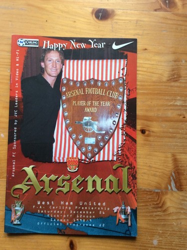 Arsenal west ham 1998 - west,